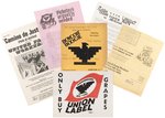 CESAR CHAVEZ UFW MIGRANT WORKERS BOYCOTT EPHEMERA COLLECTION.