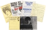 ANGELA DAVIS PETITION FUNDRAISER FLYER EPHEMERA ARCHIVE.