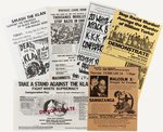 JOHN BROWN ANTI-KLAN COMMITTEE RALLY BROADSIDES & MAILERS.