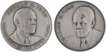 GERALD FORD PRESIDENTIAL & VICE PRESIDENTIAL SILVER INAUGURAL MEDAL PAIR.