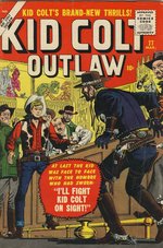 KID COLT OUTLAW #77 ORIGINAL ART COMPLETE FOUR PAGE STORY BY JACK KELLER.
