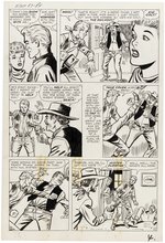KID COLT OUTLAW #87 ORIGINAL ART COMPLETE FIVE PAGE STORY BY JACK KELLER.