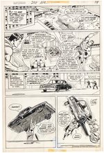 SUPERMAN #298 COMIC BOOK PAGE ORIGINAL ART BY CURT SWAN.