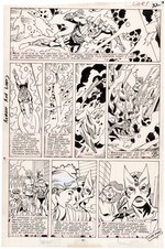 MARVEL COMICS PRESENTS #32 COMIC BOOK PAGE ORIGINAL ART BY DON HECK.