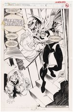 MARVEL COMICS PRESENTS #101 COMIC BOOK PAGE ORIGINAL ART BY RICK LEONARDI.