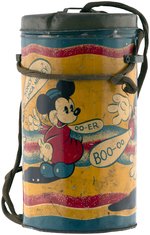 MICKEY MOUSE WORLD WAR II BRITISH CHILDREN'S GAS MASK AND TIN BY HAPPYNAK.