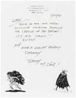 SHELDON MOLDOFF "THE LEGEND OF THE BATMAN" LARGE COLOR ORIGINAL ART.