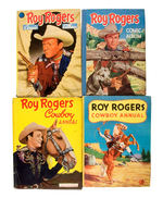ROY ROGERS ENGLISH HARDCOVER BOOK LOT.