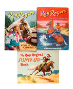 ROY ROGERS ENGLISH HARDCOVER BOOK LOT.