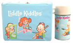 LIDDLE KIDDLES VINYL LUNCHBOX WITH THERMOS.