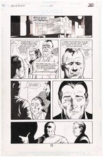 HELLBLAZER #48 COMIC BOOK PAGE ORIGINAL ART LOT BY MIKE HOFFMAN.