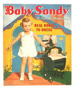 “BABY SANDY-TINIEST MOVIE STAR” PAPER DOLL BOOK.