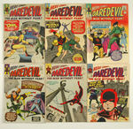 “DAREDEVIL” COMIC BOOK LOT.