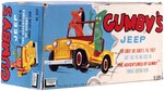 GUMBY'S TIN JEEP IN BOX BY LAKESIDE.