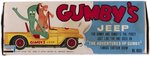 GUMBY'S TIN JEEP IN BOX BY LAKESIDE.