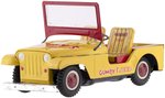 GUMBY'S TIN JEEP IN BOX BY LAKESIDE.