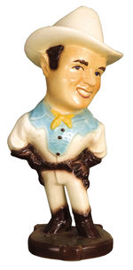 "GENE AUTRY"  GLAZED CERAMIC FIGURE.