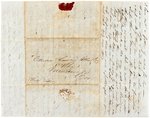 CLAY & FRELINGHUYSEN 1844 JUGATE CAMPAIGN LETTERHEAD WITH INTERESTING CONTENT.