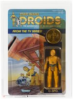 STAR WARS: DROIDS (1985) - SEE-THREEPIO (C-3PO) AFA 75 Y-EX+/NM.