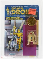 STAR WARS: DROIDS (1985) - ARTOO DETOO (R2-D2) AFA 85 Y-NM+ (KENNER CANADA).