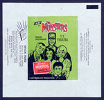 "THE MUNSTERS" GUM CARD WRAPPER.