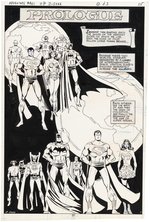 ADVENTURE COMICS #461 COMIC BOOK PAGE ORIGINAL ART BY JOE STATON.