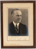 CALVIN COOLIDGE INSCRIBED & SIGNED PHOTO.