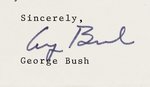 GEORGE H.W. BUSH JULY 20, 1980 SIGNED LETTER.