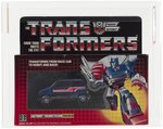 TRANSFORMERS (1985) SERIES 2 CAR - SKIDS AFA 70+ EX+.