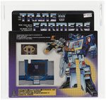 TRANSFORMERS (1984) SERIES 1 - SOUNDWAVE AFA 80 Q-NM (CANADA).