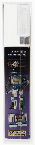 TRANSFORMERS (1984) SERIES 1 - SOUNDWAVE AFA 80 Q-NM (CANADA).