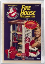 THE REAL GHOSTBUSTERS (1987) - FIRE HOUSE HEADQUARTERS SERIES 2 PLAYSET AFA 80+ NM.