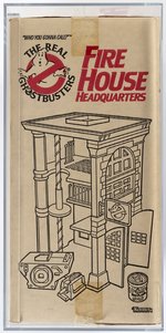 THE REAL GHOSTBUSTERS (1987) - FIRE HOUSE HEADQUARTERS SERIES 2 PLAYSET AFA 80+ NM.