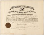 THEODORE ROOSEVELT SIGNED POSTMASTER APPOINTMENT DOCUMENT.