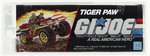 G.I. JOE (1988) - TIGER FORCE TIGER PAW SERIES 7 VEHICLE AFA 75+ EX+/NM.