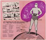 THE PHANTOM - KING FEATURES SYNDICATE 1959 DAILY/SUNDAY NEWSPAPER STRIP ART AD PROMTIONAL FOLDER.