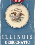 BRYAN "ILLINOIS DEMOCRATIC EDITORIAL ASSOCIATION" RIBBON BADGE.