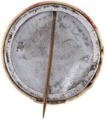"HOOVER AND CURTIS" RARE 1928 AMERICAN SHIELD JUGATE BUTTON HAKE UNLISTED.
