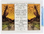 CHUCK BERRY, ERIC BURDON & WAR FILLMORE WEST 1970 CONCERT POSTER CGC GRADED 9.6 NM.