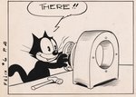 FELIX THE CAT #6 COMIC BOOK PAGE ORIGINAL ART BY OTTO MESSMER.