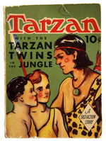 "TARZAN WITH THE TARZAN TWINS IN THE JUNGLE" FAST ACTION BOOK.