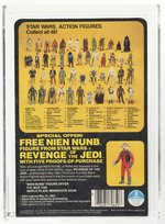 STAR WARS: REVENGE OF THE JEDI (1983) - ZUCKUSS PROOF CARD AFA 80 NM.