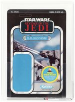 STAR WARS: REVENGE OF THE JEDI (1983) - AT-AT COMMANDER PROOF CARD AFA 80+ NM.