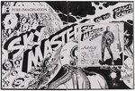 SKY MASTERS OF THE SPACE FORCE 1958 DAILY STRIP ORIGINAL ART BY JACK KIRBY & WALLY WOOD.