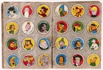 "GO-GO" PERUVIAN COMIC DISC STICKER ALBUM WITH DC COMICS & COMIC CHARACTERS PLUS MANY MORE.