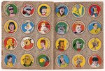 "GO-GO" PERUVIAN COMIC DISC STICKER ALBUM WITH DC COMICS & COMIC CHARACTERS PLUS MANY MORE.