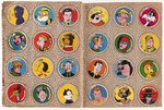 "GO-GO" PERUVIAN COMIC DISC STICKER ALBUM WITH DC COMICS & COMIC CHARACTERS PLUS MANY MORE.