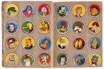 "GO-GO" PERUVIAN COMIC DISC STICKER ALBUM WITH DC COMICS & COMIC CHARACTERS PLUS MANY MORE.