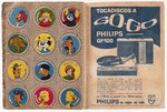 "GO-GO" PERUVIAN COMIC DISC STICKER ALBUM WITH DC COMICS & COMIC CHARACTERS PLUS MANY MORE.