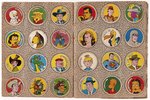 "GO-GO" PERUVIAN COMIC DISC STICKER ALBUM WITH DC COMICS & COMIC CHARACTERS PLUS MANY MORE.